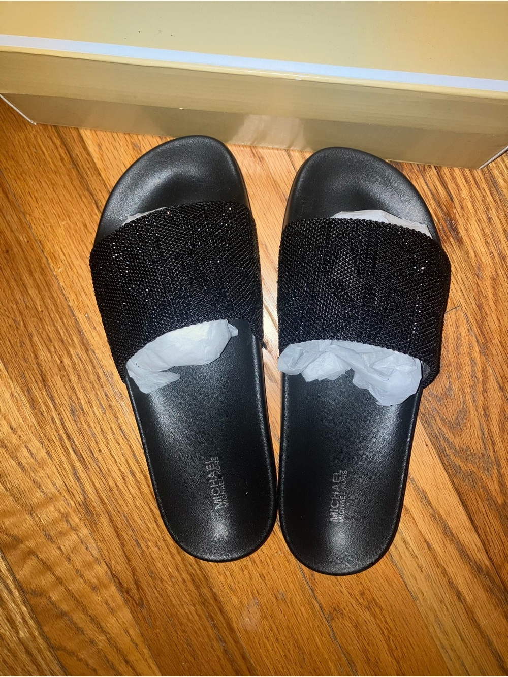 Michael Kors Gilmore Beaded Slides